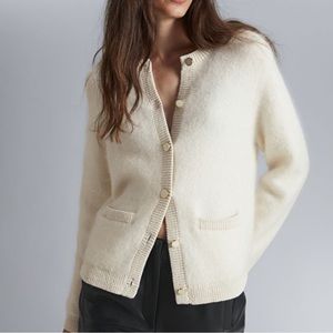 NWT & Other Stories Fuzzy Knit Cardigan
